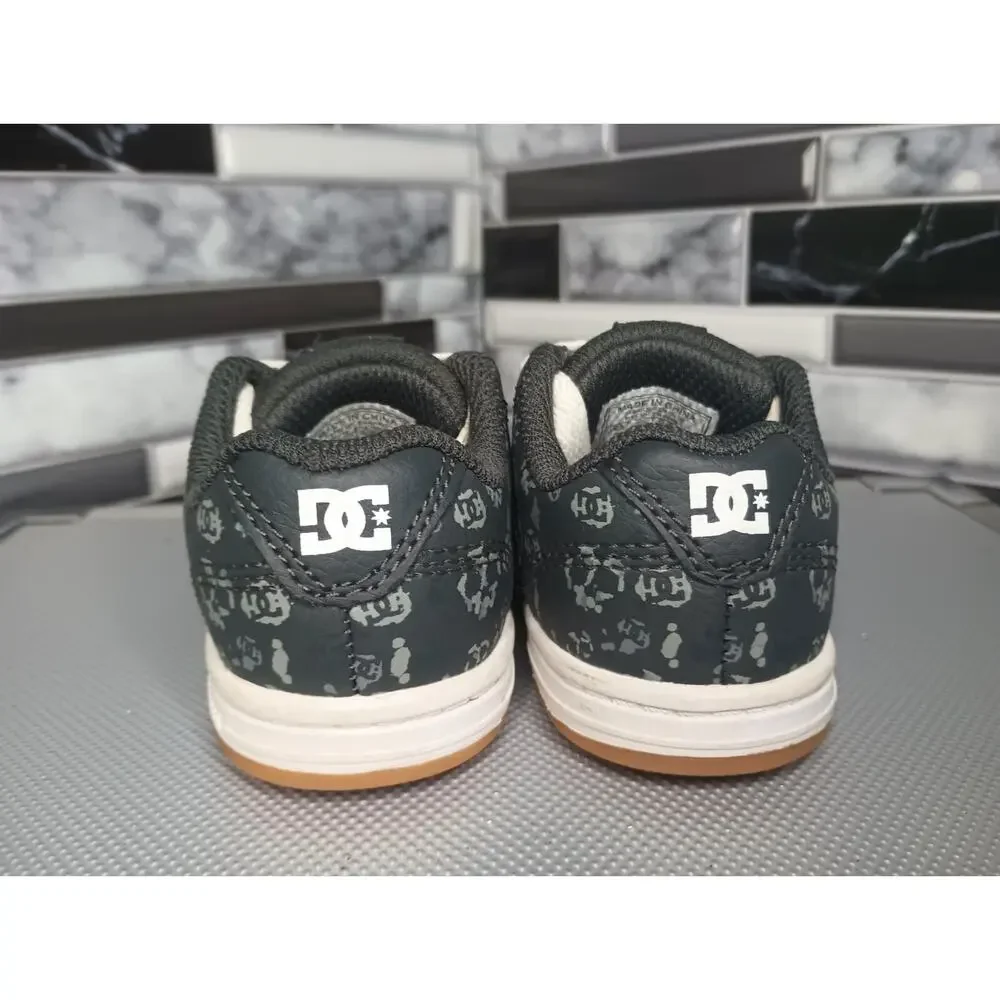 DC Kids Toddler Shoes - Black And White Skateboard Shoes Size 5T